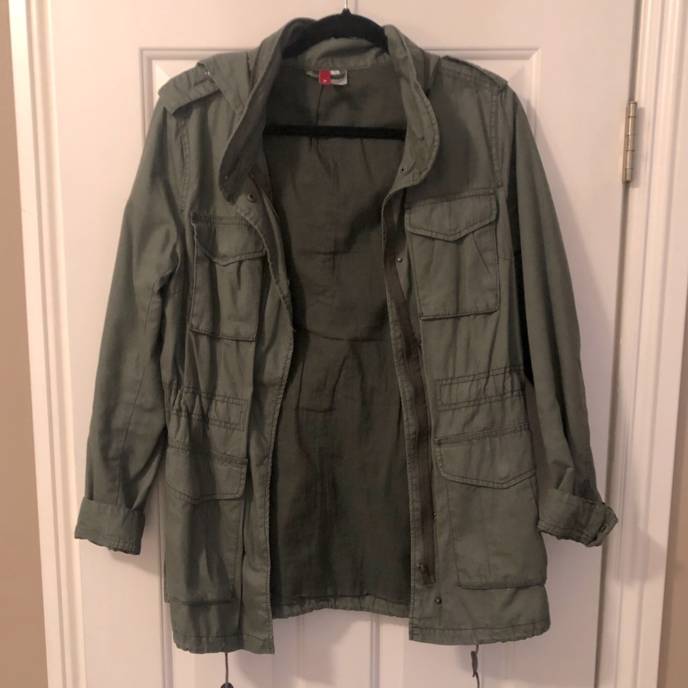 H&M hunter green jacket